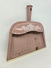 Vintage Jv Reed Dusty Rose Metal Dustpan Flowers Pink Rustic Floral Cottagecore