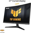 Asus Tuf Gaming 27    1080p Curved Monitor  vg27vq3b      Full Hd  180hz  1ms 1500r