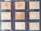 1910 T37 Turkey Red Automobile Series Card Lot Of 9 Different