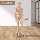 Female Mannequin Full Body 69  Adjustable Dress Form Manikin Metal Stand Display