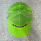 Vintage Nascar Interstate Batteries Racing Snapback Hat Osfa Trucker Cap Neon