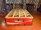 Original 1970 Coca Cola Coke Red Wooden 24 Bottle Crate Chattanooga Tn Tennessee