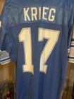 1994 Detroit Lions Game Issued Possibly Used Worn Dave Krieg Jersey