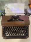 Tuned Vintage Olympia Deluxe Sm3 Brown Typewriter Rare Clean W  Case