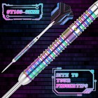 Win max Darts Metal Tip Set - 90  Tungsten Steel 24g  Purple 
