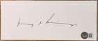 Henry Kissinger Secretary Of State Nixon Autographed 8 x3 5 Cut Signed Card