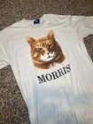Vtg 80s Morris The Cat T Shirt Single Stitch Size Large