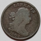 1803 Draped Bust Half Cent - Us 1 2c Copper Coin
