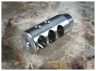 Stainless Steel 1 2x28 Thread 223 Short Competition Muzzle Brake With Washer