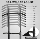 Power Tower Dip Station Pull Up Bar For Home Gym Adjustable Height Strength