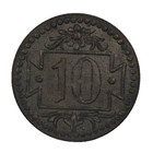 1920 Danzig - Poland Coin 10 Pfenning - Scarce