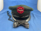 Coca-cola Vintage Delivery Hat   Coke 1950 s   Original   Grandfathers Hat   Tie