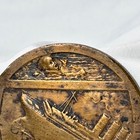 Antique Bronze Lusitania Medal Sinking Ship Ww1 Commemorative May 7 1915