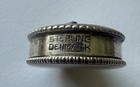 Vintage Sterling Silver Pill Box Case Round Denmark Antique 925 Beautiful