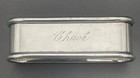 Gorham Sterling Silver Napkin Ring Name Engraved    chuck      630