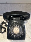 Bell Systems Western Electric Black Rotary Dial Telephone 500mm-vtg Read Fast Sh
