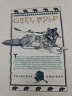 Vintage Grey Wolf Shirt Mens Large Biege Alaska Made In Usa Timberwolves 