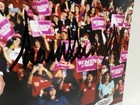 President Donald Trump Signed Fist Pumping The Crowd 8x10 Campaign Photo Tsa Coa