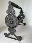 Vtg Cast Iron General Store Paper Roll Dispenser Holder Primitive Farmhouse
