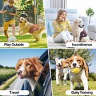 Washable Male Dog Diapers Reusable Premium Dog Belly Bands Medium Doggie Diapers