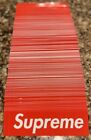 Supreme Box Logo Sticker Red Authentic Brand New Free Shipping Ships Same Day       