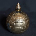 Vintage Avon Tartaria Globe Tribute After Shave Bottle Old World Map Decanter