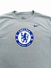 Nike Chelsea Fc Training Top Grey Long Sleeve Dri-fit Men   s Large Soccer 20 5x28