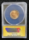 2001 1c Broadstruck Error Penny Anacs Ms 63 Red