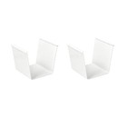 Pvc Rain Gutter Kit Includes 2 Pieces For Roof Or Garden Drainage Setup