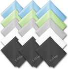 Colorful Microfiber Cleaning Cloths - 15 Pack For Screens   Delicate Surfaces