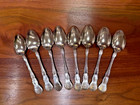 Wallace Irving Sterling Silver Teaspoon Set  R W   S Stamp 6 56 Oz  925 Silver