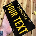 Personalized Metal License Plate With Your State   Name Customized 3 x6  6 x12 