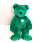 Ty Beanie Buddy Erin The Bear Large And Small Green Irish Ireland Shamrock