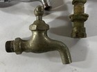 Vintage Chrome Brass Hardware Faucet Spigot Valve Sink Bathroom Tub
