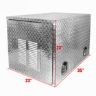 35 x23 x23  Aluminium Generator Box Storage W vents Caravan Utes Truck Tool Box