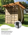 Shipping Container Roof Brackets Fit For 20 Ft 22pcs  Black