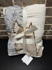 Pottery Barn Kids Asher Baby Toddler Quilt Woodland Bear Fox Cotton Sherpa New