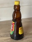 Vintage Mrs  Butterworth s Syrup Bottle Amber Glass 24 Oz Plastic Cap Label 10 
