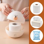 Bear Tissue Box Cover Cute Cartoon Paper Holder Facial Dispenser Organizer For