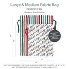 Gather   Knot Drawstring Christmas Gift Bags   20  Large 16  Medium   Modern    