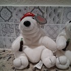 Lot Of 3 Coca Cola Plush Collection Polar Bears Holding Coke Bottle  97 Bean Bag