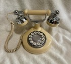 Vintage Western Electric Push Button Telephone- 688646-ivory   Silver-princess