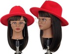 Bald Mannequin Head With Eyelash Female Wig Head Professional Cosmetology For   