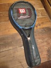 Wilson Hyper Hammer 4 0 Tennis Racket Carbon Blue Black 4-1 2   Case