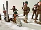 Lot 14 Manoil Barclay Metal Soldier  Figures Wwi  1930 s Vintage