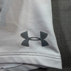 Under Armour Fleece Lined Compression Shirt Mens Medium White Fitted Long Sleeve