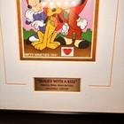 Disney Sealed With A Kiss Limited Edition Framed Stamp 1325 1500 Mickey Minnie