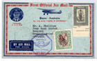 Papua Air Mail Cover Port Moresby First Flight Australia gb Newport 1934 Xc313