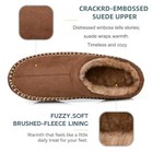 Men s Moccasin House Slippers - Memory Foam Indoor Outdoor Shoes Warm 10 Tan