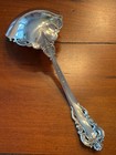 Mint 6 5  Wallace Grande Baroque Gravy Ladle Spoon Sterling Silver Grand Server